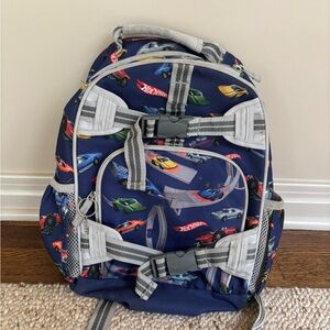 Pottery Barn Kids "size small" Mackenzie Hot Wheels backpack